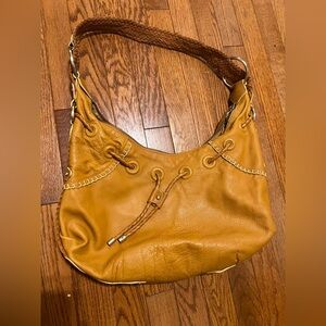 Elegant Mustard Hobo Bag